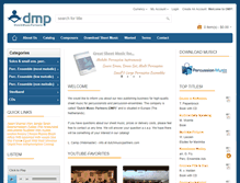 Tablet Screenshot of dutchmusicpartners.com